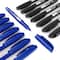 Arteza® 60 Piece Blue & Black Fine Tip Permanent Marker Set